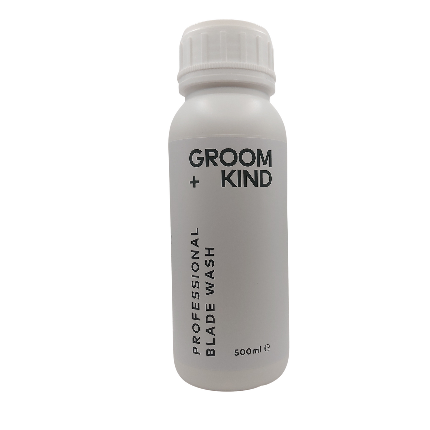 Bottle of Groom + Kind Professional Blade Wash on a white background