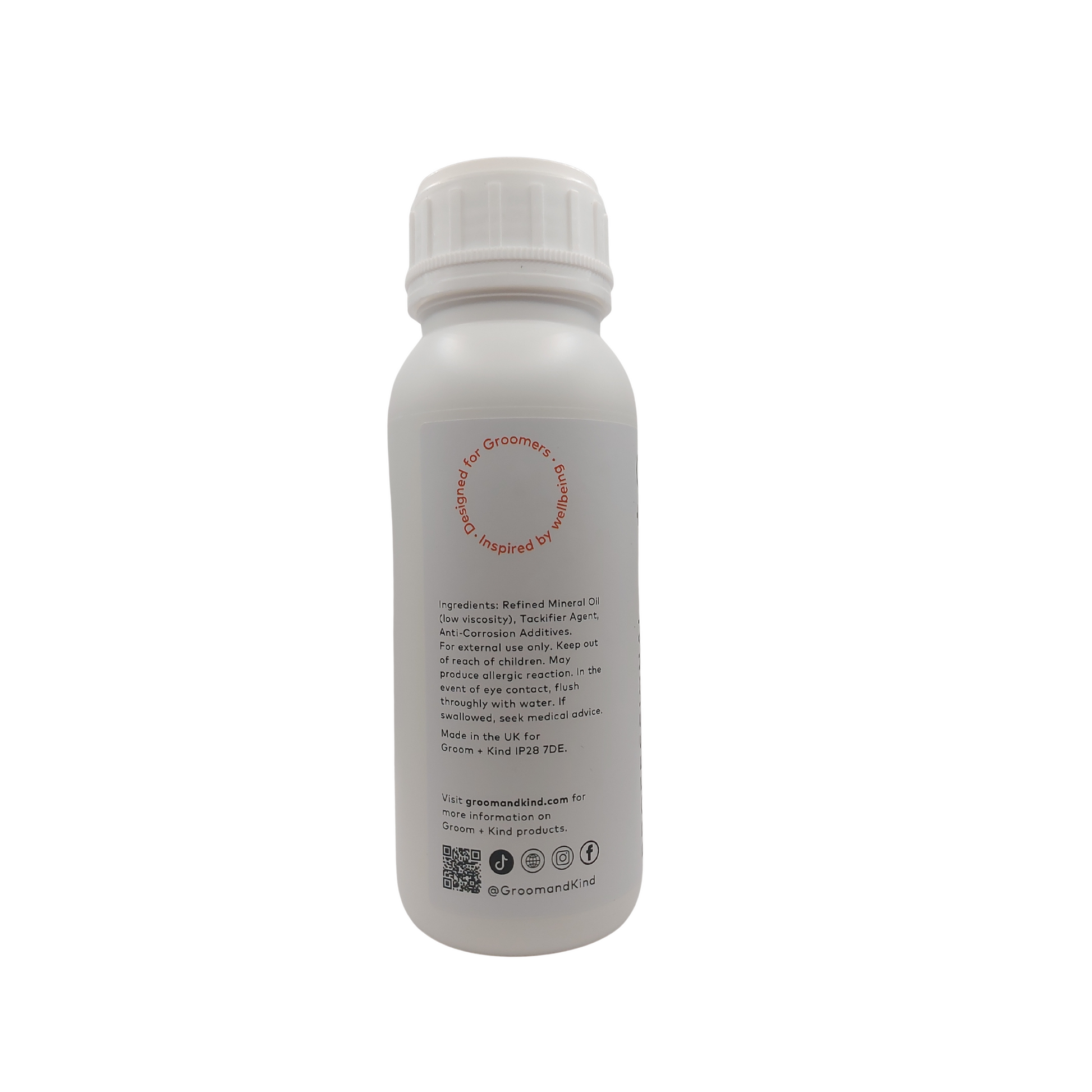 White Clipper Oil bottle label