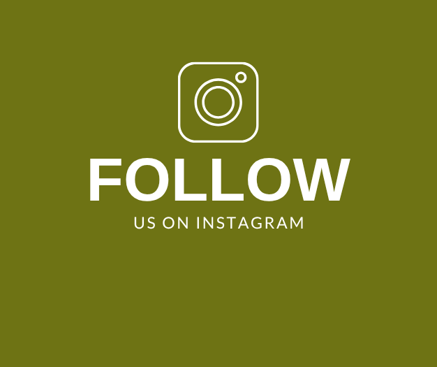 Call to action with Instagram logo and text on a green background