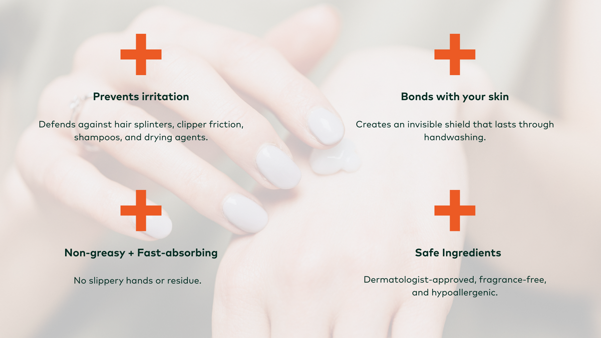 Gloves in a Bottle - Barrier cream for dog groomers.