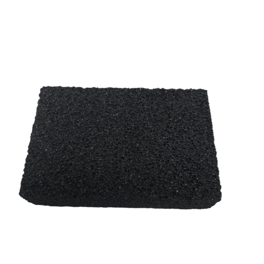 Professional dog grooming stripping stone in rectangular form, designed for removing undercoat hair.