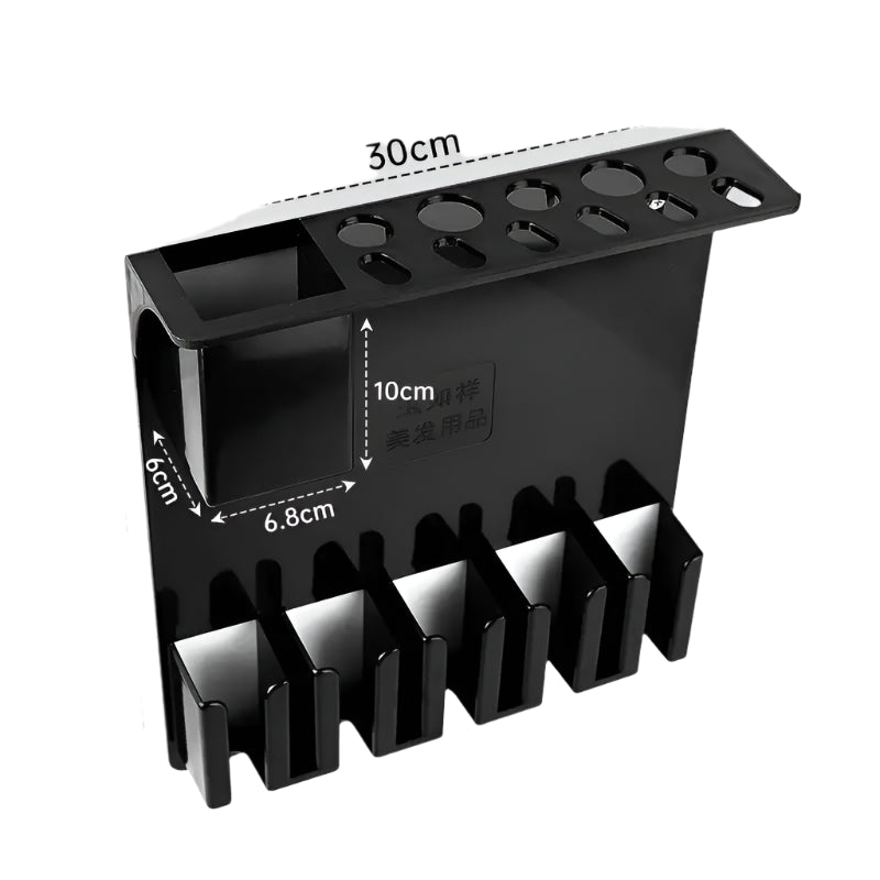 Dimensions of wall mounted grooming organiser. 